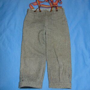VTG.  WOOLRICH  WOOL KNICKERS WITH SUSPENDERS